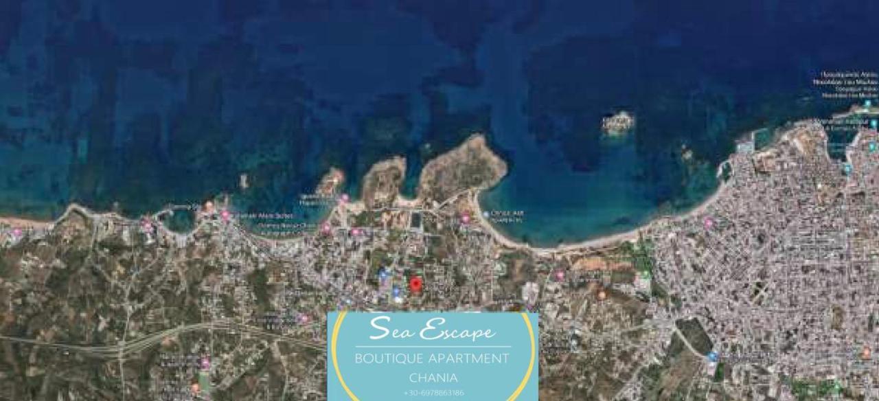 New Sea Escape Boutique Apt-Agii Aposto Li Beach ハニア エクステリア 写真